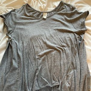 Free people flowy grey top